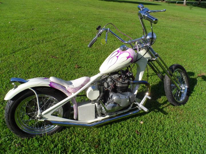 Custom 1982 Electro Triumph Chopper 750 Bonneville